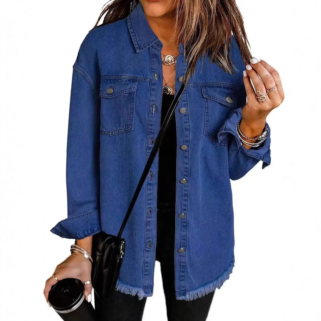 Stilla | Denim Skjortejakke