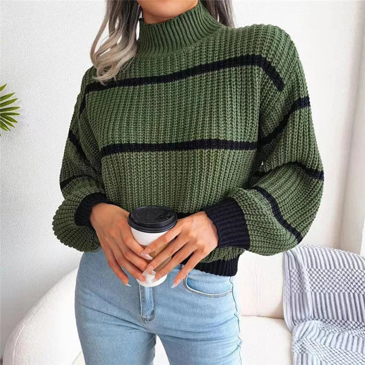 Stilla | Moderne Couture Rullekrave sweater med Finstrik