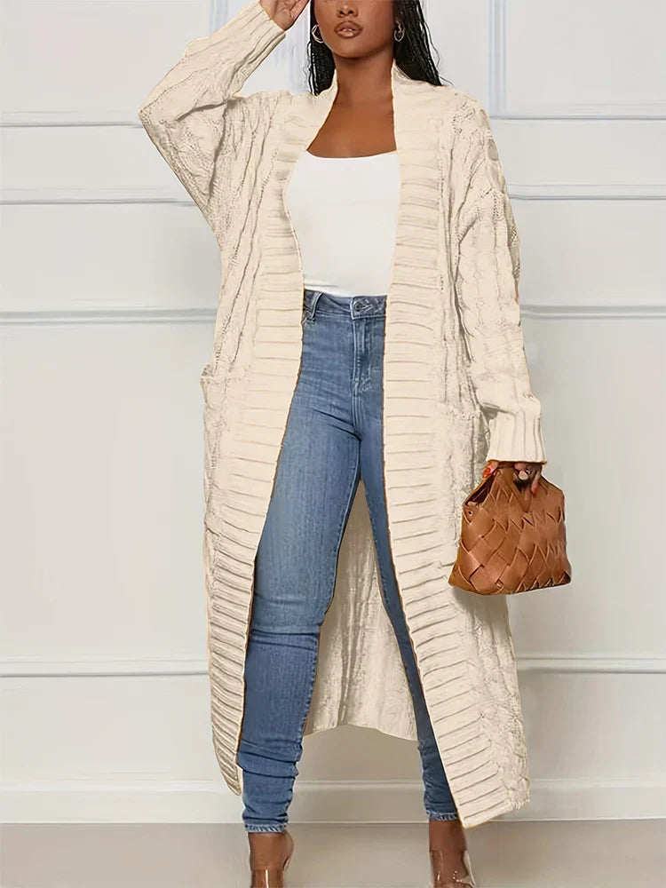 Stilla | Levende Komfort Lang Cardigan Quiltet Komfortabel, Lang