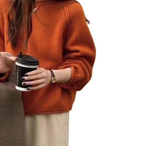 Stilla | Pullover I Fransk Stil - Loose Strikpullover til Hverdag og Fritid