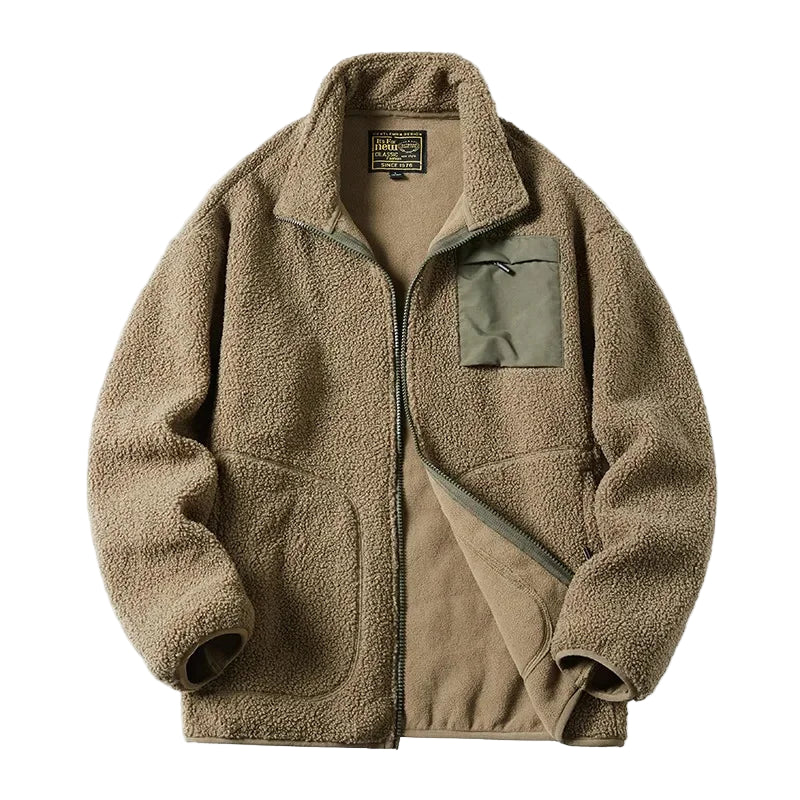 Stilla | Unisex Fleecejakke I Outdoor-Stil med Zipper og Brystlomme - Ideel til Fritid & Hverdag