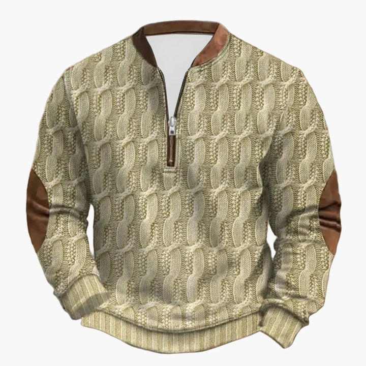 Stilla | Udendørs Fritidspullover med Ståkrave og Lynlås - Stilfuld Langærmet Sweater til Hverdag og Eventyr