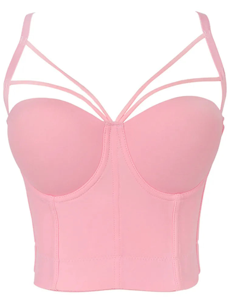 Skovae | 5 farver kvinder sexy designer sommer V-hals nude sort hvid rød rosa bomuld camisole toppe dame camis crop toppe