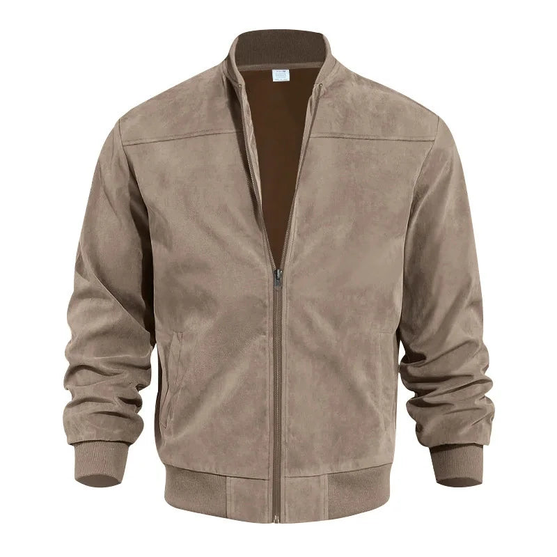 Stilla | Suede Bomberjakke