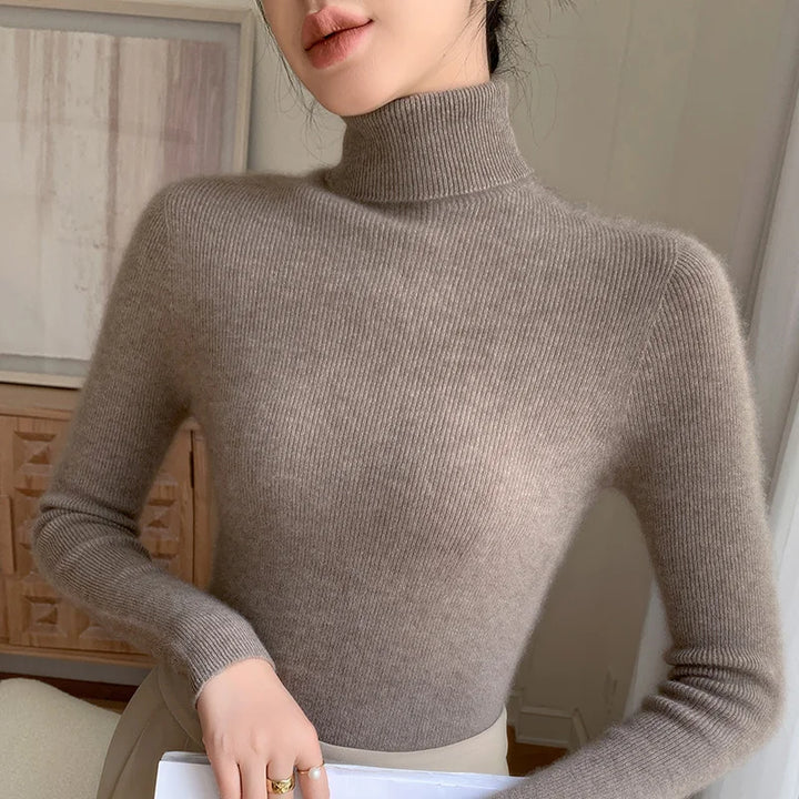 Stilla | Rullekravepullover Af Uld