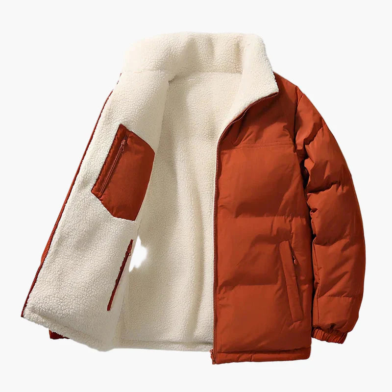 Stilla | Vinter Steppjakke med Fleece-Indvendig - Urban Fritidsjakke, Løs Pasform, Varm, Ideel til Hverdag & Udendørs