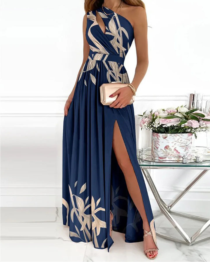 Stilla | Elegante En Skulder Maxi Kjole