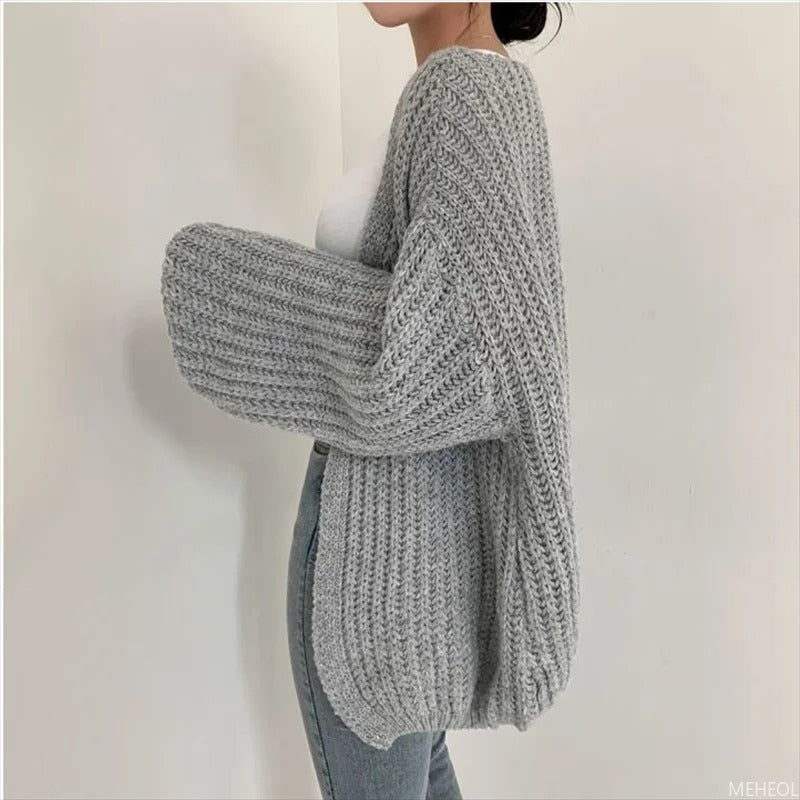Stilla | Oversized Chunky Strik Cardigan