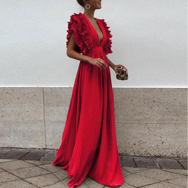 Stilla | Elegante Kjole Med Volangærmer