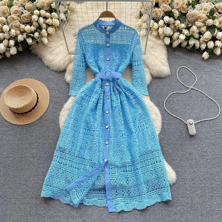 Stilla | Broderet Blomstret Sommer Kjole