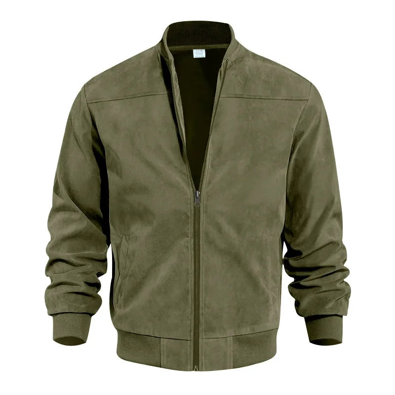 Stilla | Suede Bomberjakke