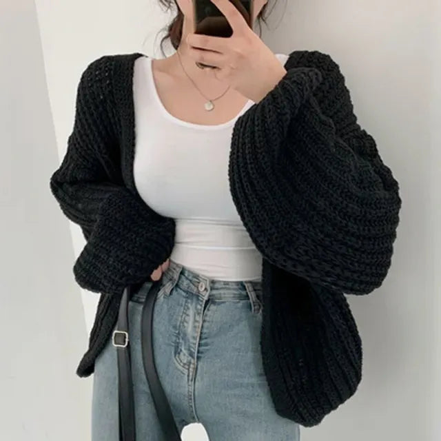 Stilla | Oversized Chunky Strik Cardigan