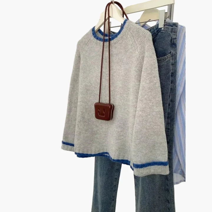 Stilla | Strikpullover I Casual Stil til Efteråret - Behagelig Fritids-Sweater med Rundhalsudskæring