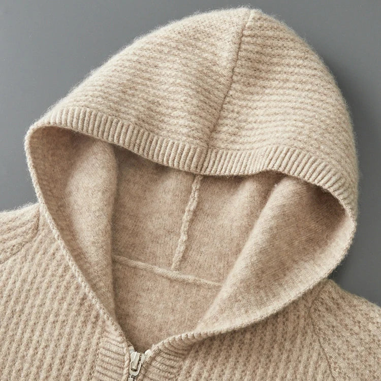 Stilla | Cashmere Lynlås Hoodie