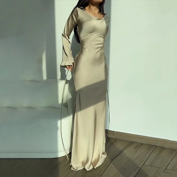 Stilla | Elegante Kjole Med Lange Ærmer