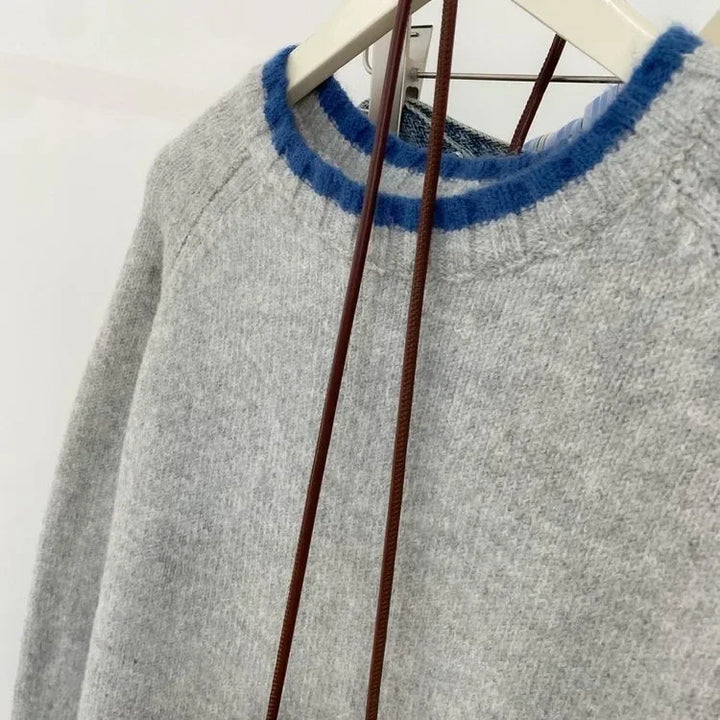 Stilla | Strikpullover I Casual Stil til Efteråret - Behagelig Fritids-Sweater med Rundhalsudskæring