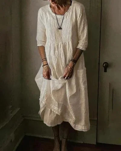 Stilla | Bomulds-linned Oversized Kvinders Kjole