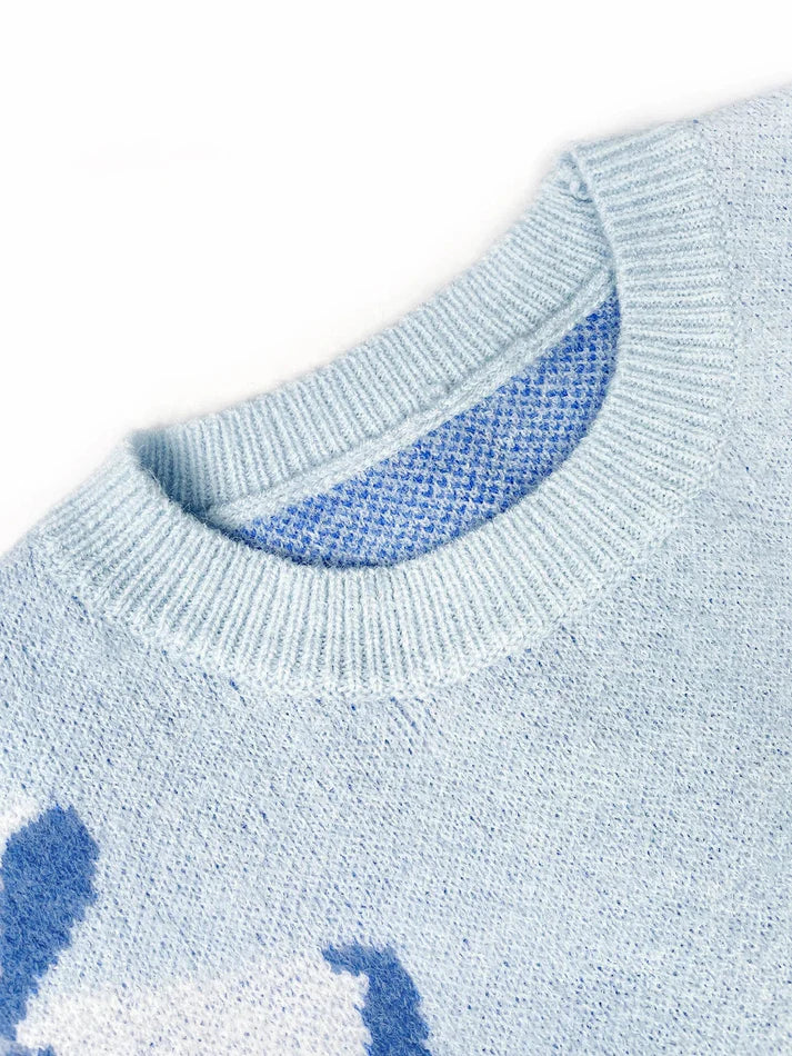 Stilla | Rundhalset strikpullover
