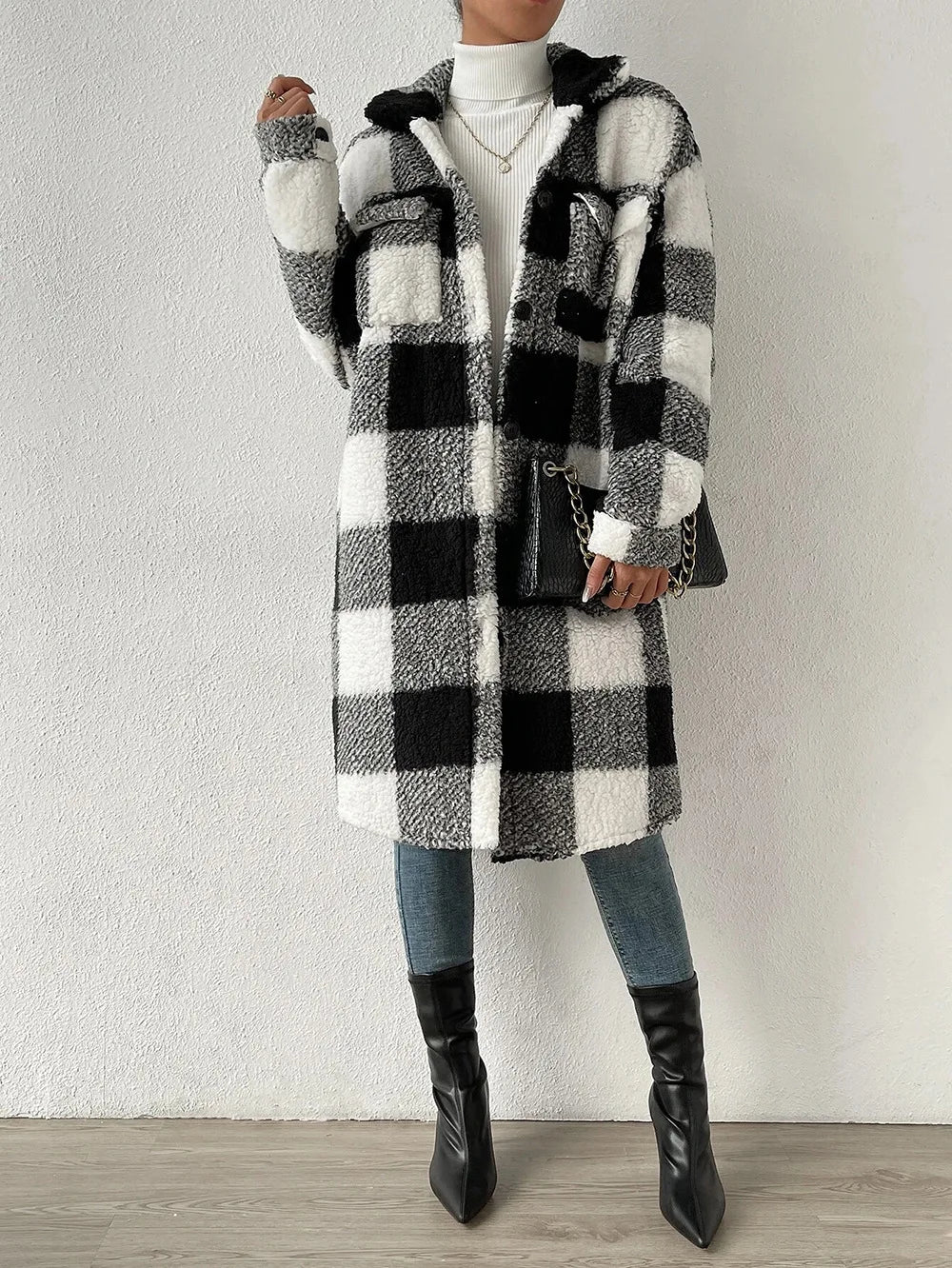 Stilla | Langternet Fleece-Frakke
