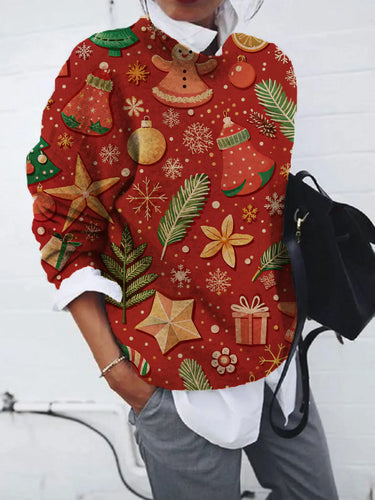 Stilla | Jule Rundhalsstrikpullover