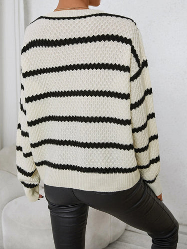 Stilla | Klassisk Multifarvet Oversize Pullover