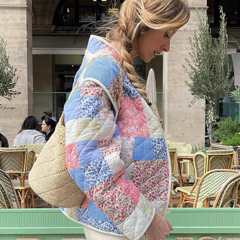 Stilla | Trendy quiltet patchworkjakke