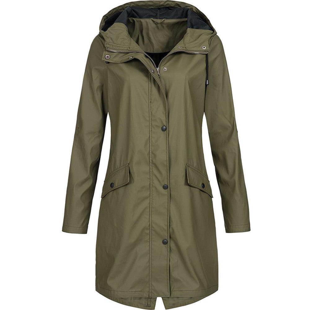 Stilla | Dame Hoodie Lang Jakke