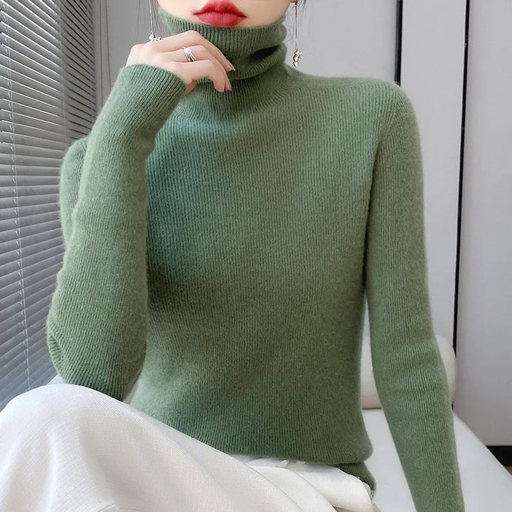 Stilla | Rullekravepullover Af Uld