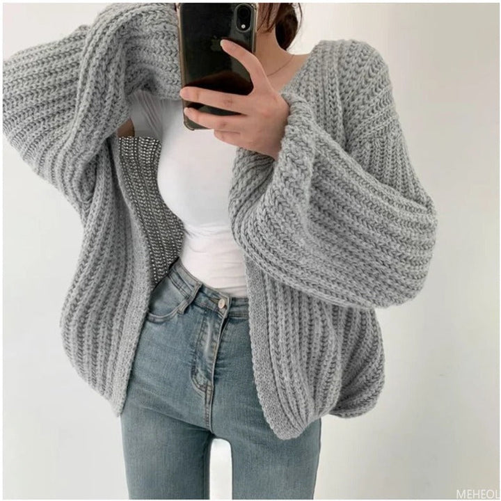 Stilla | Oversized Chunky Strik Cardigan