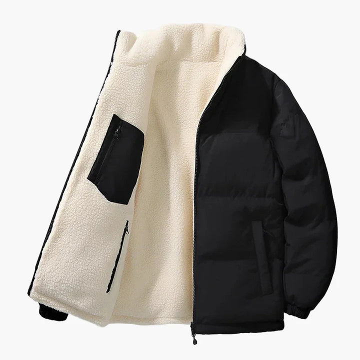 Stilla | Vinter Steppjakke med Fleece-Indvendig - Urban Fritidsjakke, Løs Pasform, Varm, Ideel til Hverdag & Udendørs