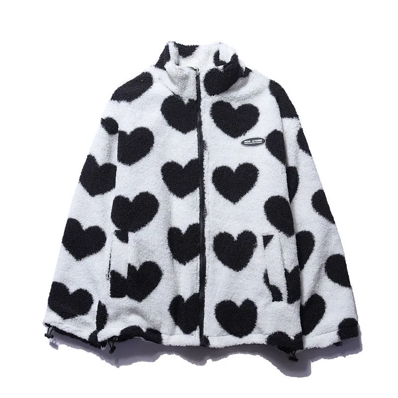 Stilla | Veste Frakke Hjerte Dobbelt-sidet, Unik Kollektion