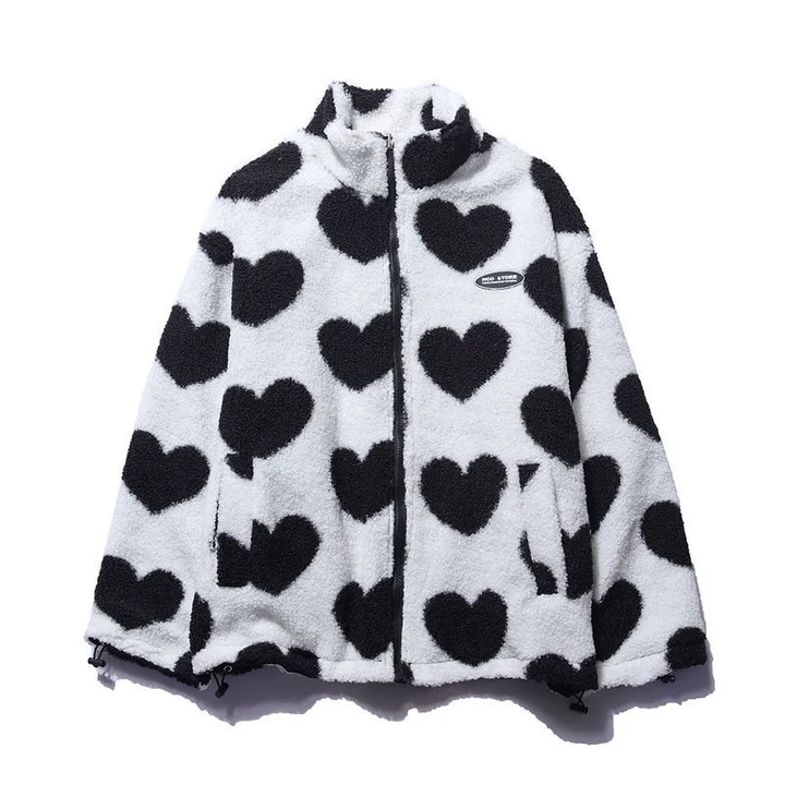 Stilla | Veste Frakke Hjerte Dobbelt-sidet, Unik Kollektion