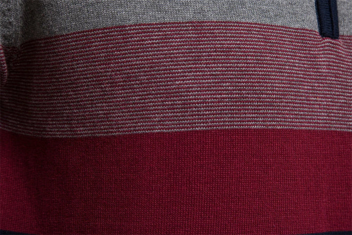 Stilla | Strikpullover med Kvart Lynlås - Elegant Fint Strik til Erhvervsliv & Fritid