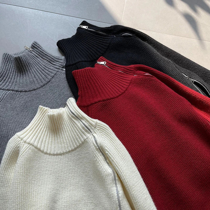 Stilla | Pullover med ståkrave