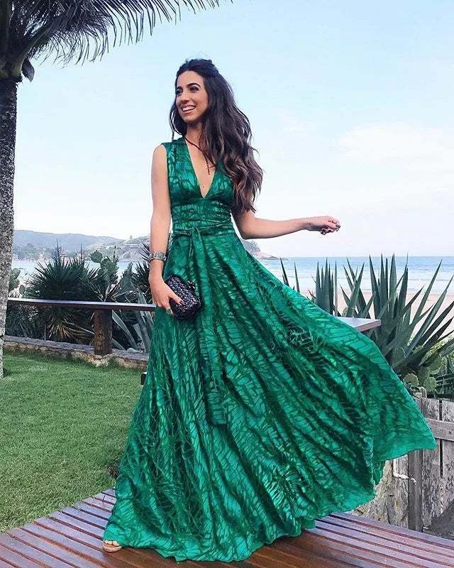 Stilla | Fortryllende Elegante Maxi Fest Kjole
