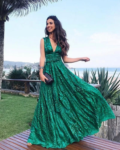 Stilla | Fortryllende Elegante Maxi Fest Kjole