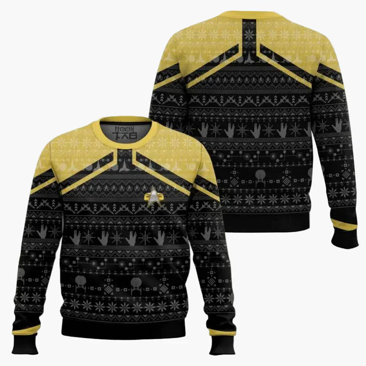 Stilla | Star Trek Pullover - Geek Jule-Sweatshirt til Fans, Vinter Fritid