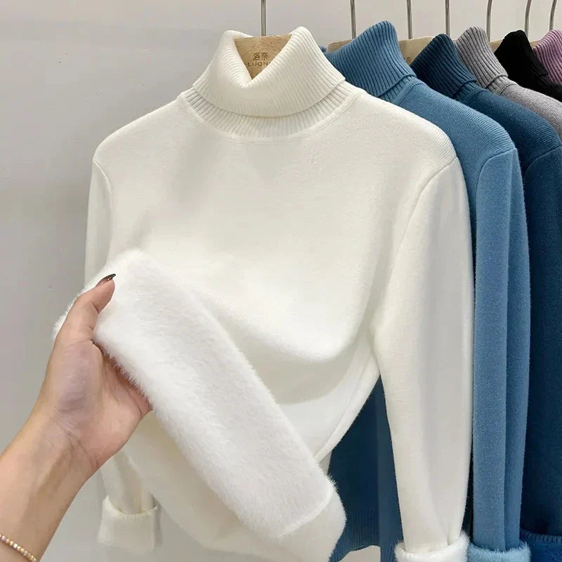 Stilla | Pullover med Rullekrave og Blødt Foder