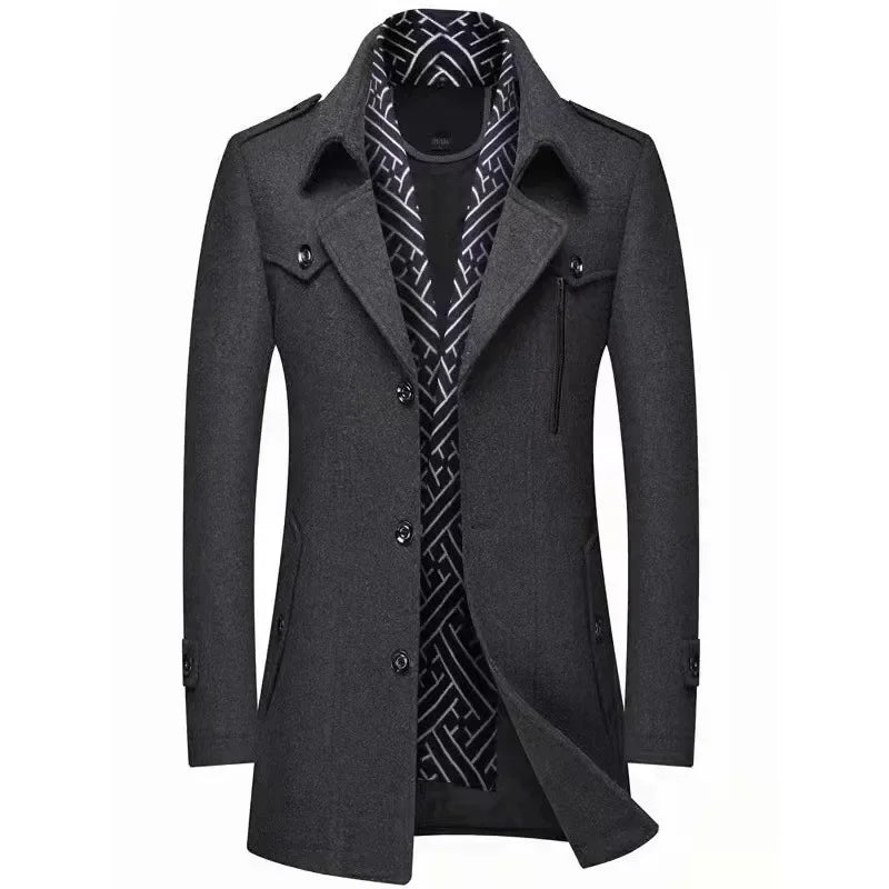 Stilla | Business Frakke Elegant Vinter Langjakke Klassisk Modern Fritid
