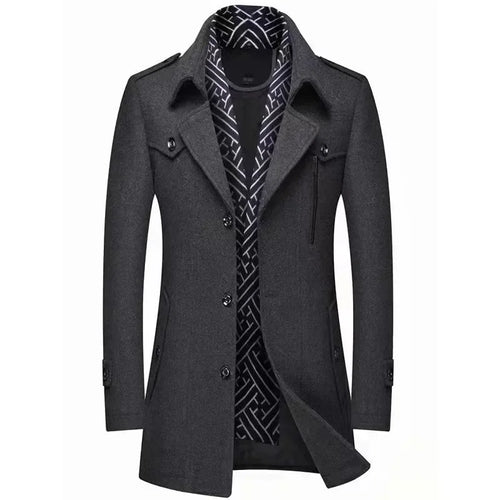Stilla | Business Frakke Elegant Vinter Langjakke Klassisk Modern Fritid
