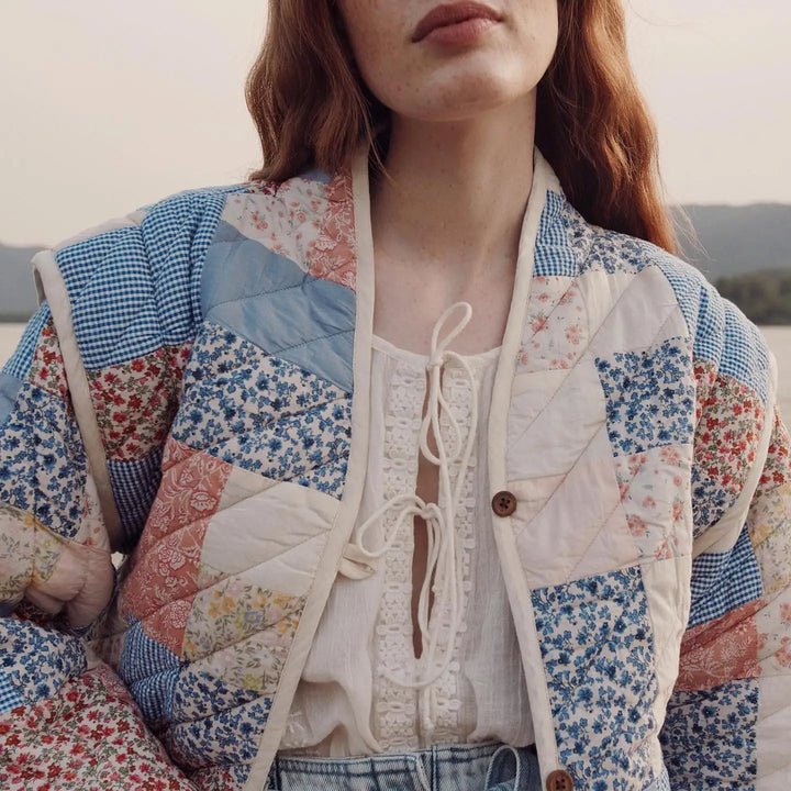 Stilla | Trendy quiltet patchworkjakke