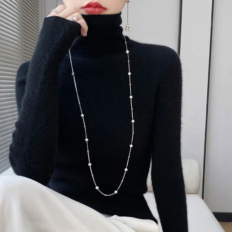 Stilla | Rullekravepullover Af Uld