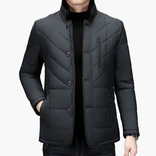 Stilla | Steppjakke I Modern Parka-Stil - Elegant Vinterfrakke til Hverdag og Arbejde