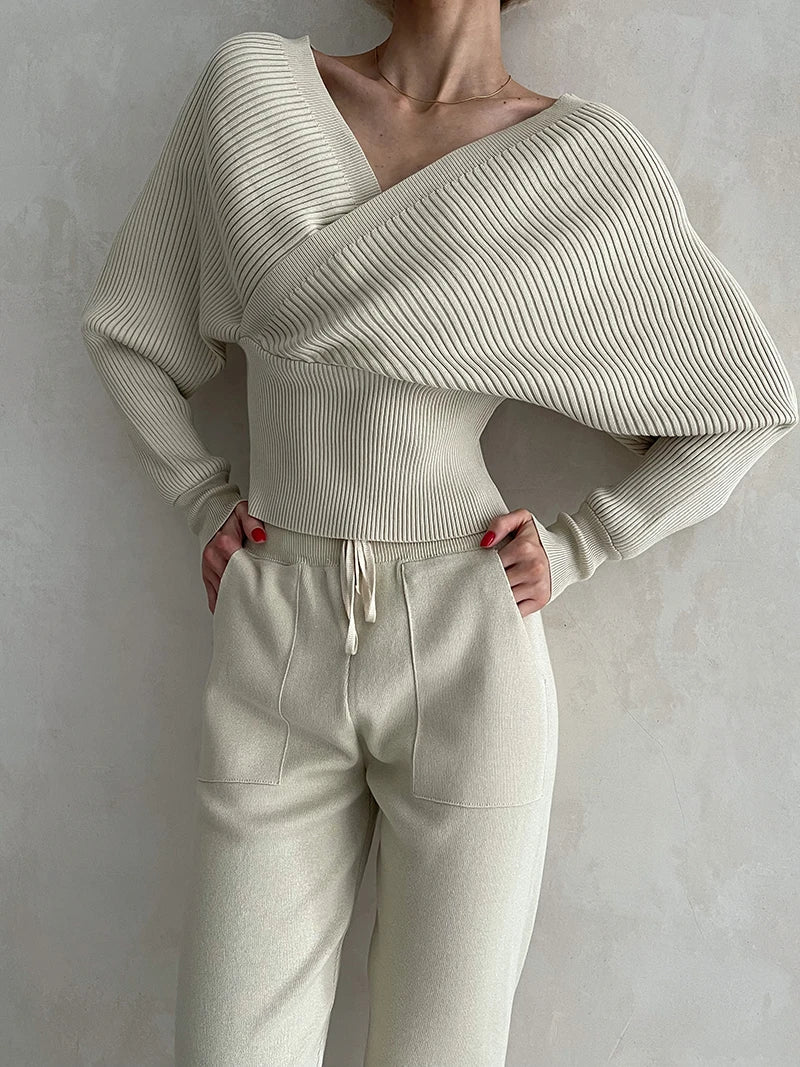 Stilla | Sporty to-delt sæt med sweater og bukser