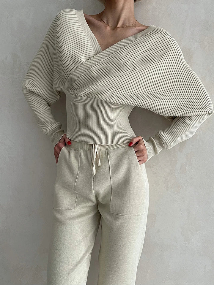 Stilla | Sporty to-delt sæt med sweater og bukser