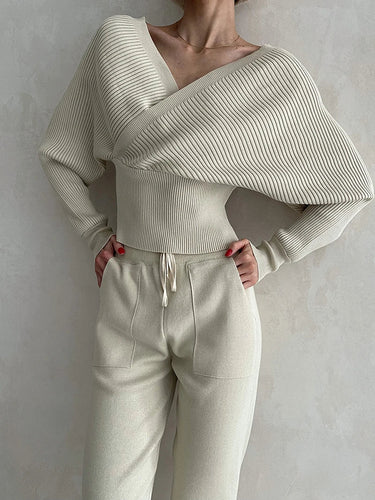 Stilla | Sporty to-delt sæt med sweater og bukser