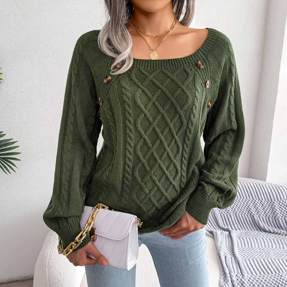 Stilla | Løs strikpullover til fritidslooks