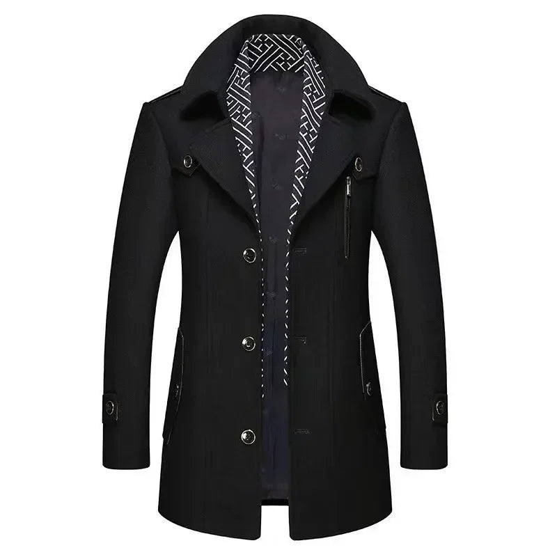 Stilla | Business Frakke Elegant Vinter Langjakke Klassisk Modern Fritid
