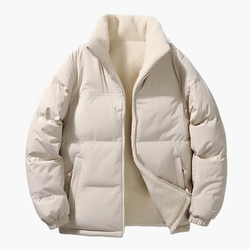Stilla | Vinter Steppjakke med Fleece-Indvendig - Urban Fritidsjakke, Løs Pasform, Varm, Ideel til Hverdag & Udendørs