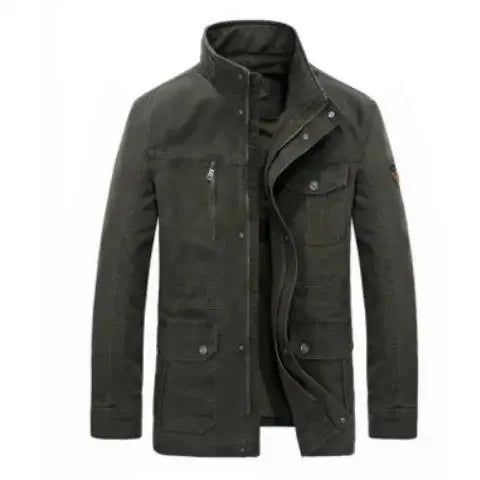 Stilla | Udendørs Overgangsjakke med Ståkrave og Flere Lommer - Lækkert Tøj til Hverdag og Fritid